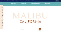 Desktop Screenshot of malibucity.org