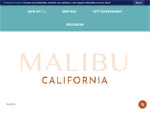 Tablet Screenshot of malibucity.org
